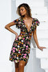 Luli Fama Luli'S Secret Garden Deep V Cut Out Dress